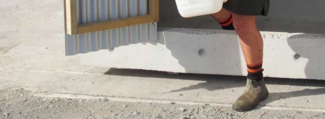 Chemical Storage Concrete Base