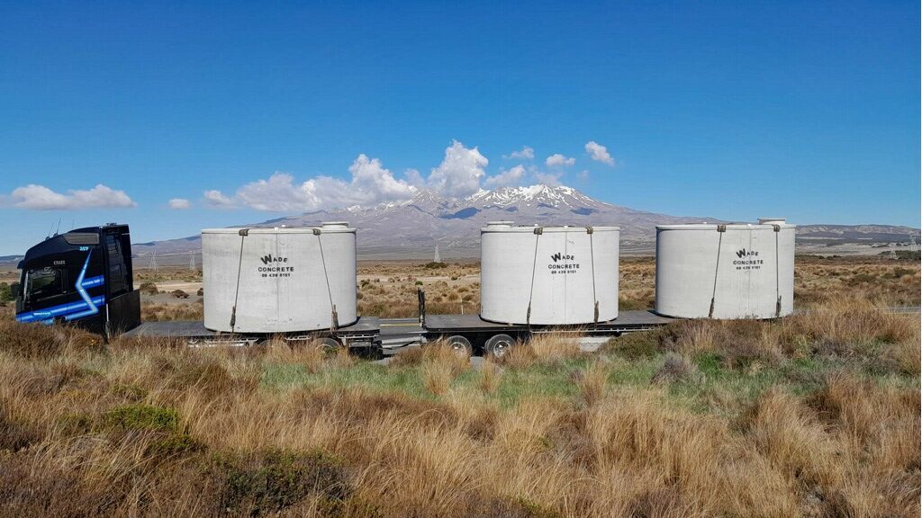 Wade Water Tanks by Mount Ruapehu