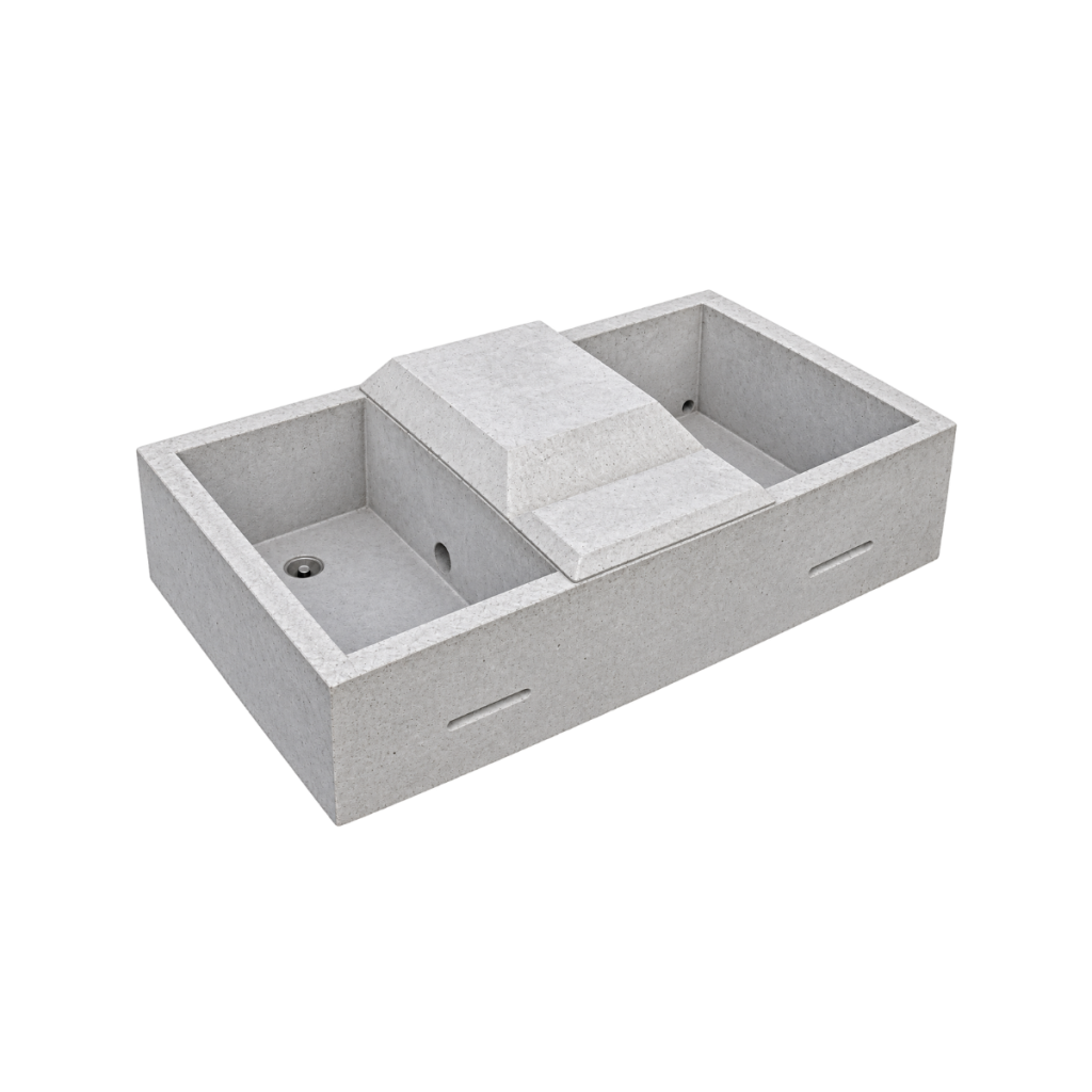 45 Gallon Double Chamber Trough