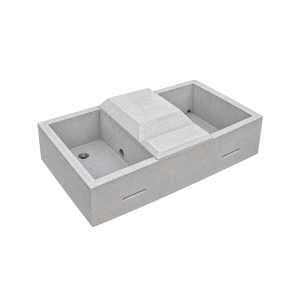 45 Gallon Double Chamber Trough