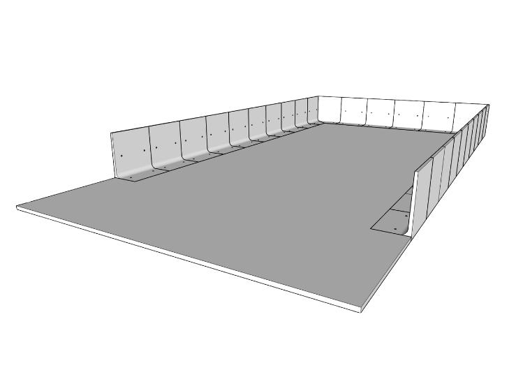 14.4 metre wide bunker