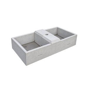 220 Gallon Double Chamber Trough