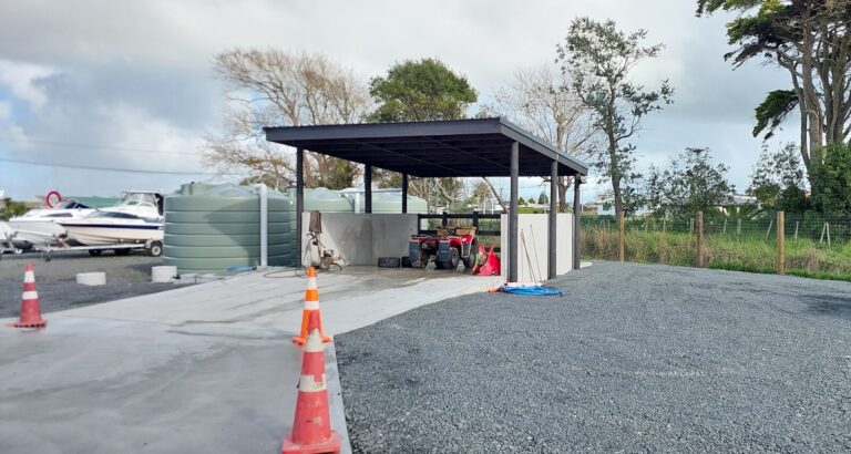 Dargaville Honda, Precast Concrete Washbay (1)