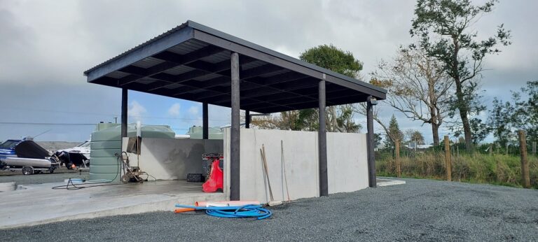 Dargaville Honda, Precast Concrete Washbay (2)