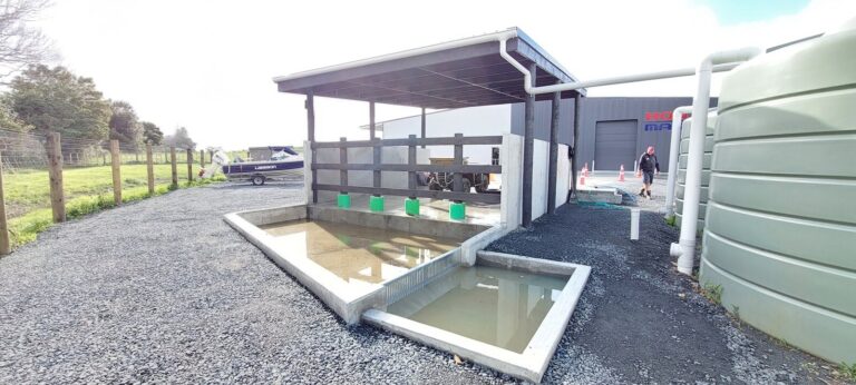 Dargaville Honda, Precast Concrete Washbay (8)