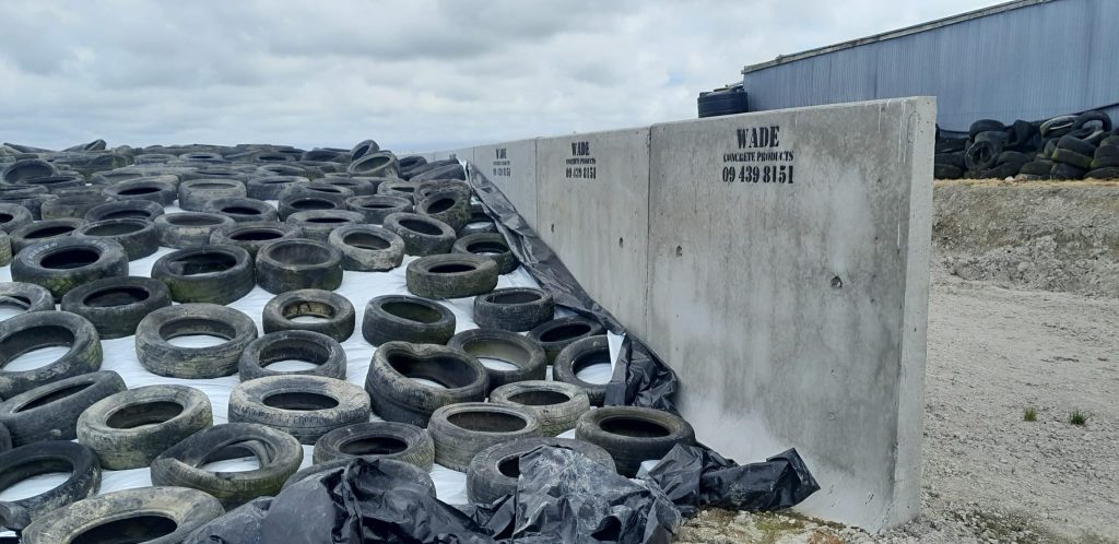 L Block, Self Supporting Retaining Wall Silage Bunker Rauwai, Northland (3)